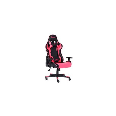 SILLA GAMER OCELOT / COLOR MAGENTA CON NEGRO / DESCANSA BRAZOS AJUSTABLES / RECLINABLE 90-155 GRADOS