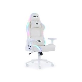 SILLA GAMER OCELOT GAMING RGB COLO BLANCO / BASE DE METAL / DESCANSA BRAZOS AJUSTABLES DE 4 DIMENS