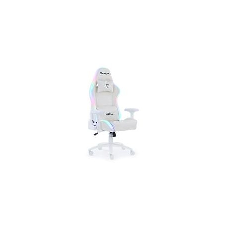 SILLA GAMER OCELOT GAMING RGB COLO BLANCO / BASE DE METAL / DESCANSA BRAZOS AJUSTABLES DE 4 DIMENS