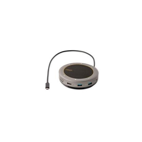 ALTAVOZ DE CONFERENCIA USB-C MINI DOCK STARTECH.COM, ALTAVOZ PORTATIL PARA SALA DE JUNTAS Y ADAPTADO