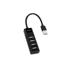 HUB ACTECK PORT X 2 DH420 / USB A / 4 PUERTOS USB 2.0 / 30 CM / NEGRO / AC-934671 ACTECK A