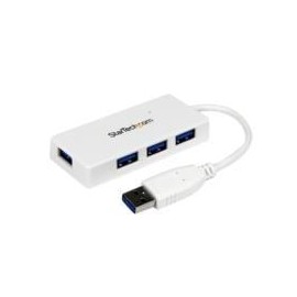 HUB USB 3.0 DE 4 PUERTOS - ADAPTADOR CONCENTRADOR HUB USB 3.0 SUPER SPEED 4 PUERTOS SALIDAS PORTATIL
