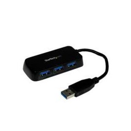 HUB USB 3.0 DE 4 PUERTOS - ADAPTADOR CONCENTRADOR HUB USB 3.0 SUPER SPEED 4 PUERTOS SALIDAS PORTATIL