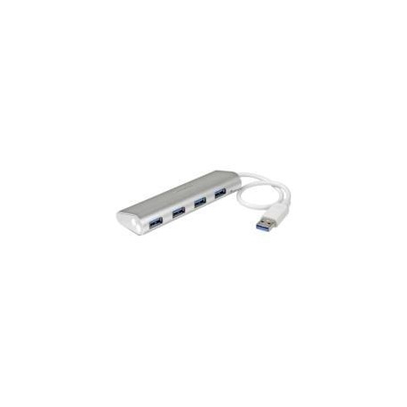 HUB USB 3.0 DE 4 PUERTOS - CONCENTRADOR PORTATIL USB 3.0 DE 4 PUERTOS - HUB DE ALUMINIO CON CABLE IN