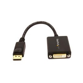 ADAPTADOR DE VIDEO DISPLAYPORT A DVI - CONVERTIDOR EXTERNO - DP MACHO - DVI HEMBRA - HASTA 1920X1200