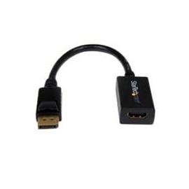 ADAPTADOR DE VIDEO DISPLAYPORT A HDMI CABLE DP PASIVO HEMBRA HDMI MACHO DP 1920X1200 - CONVERTIDOR D
