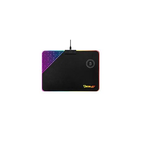OCELOT MOUSE PAD RIGIDO TIPO RGB, CARGA INALAMBRICA PARA SMARTPHONES, CONEXIN MEDIANTE USB PLUG AND