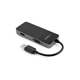 ADAPTADOR DE VIDEO EXTERNO USB 3.0 A HDMI Y VGA - 4K 30HZ - TARJETA DE VIDEO PARA MAC Y WINDOWS - MU