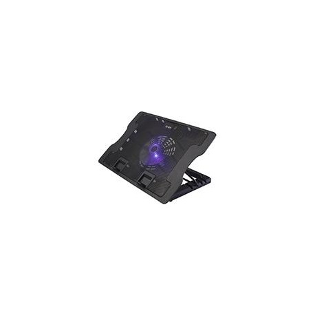 BASE ENFRIADORA GHIA / PARA LAPTOP / ALTURA AJUSTABLE / CON VENTILADOR Y LUZ LED / USB GHIA
